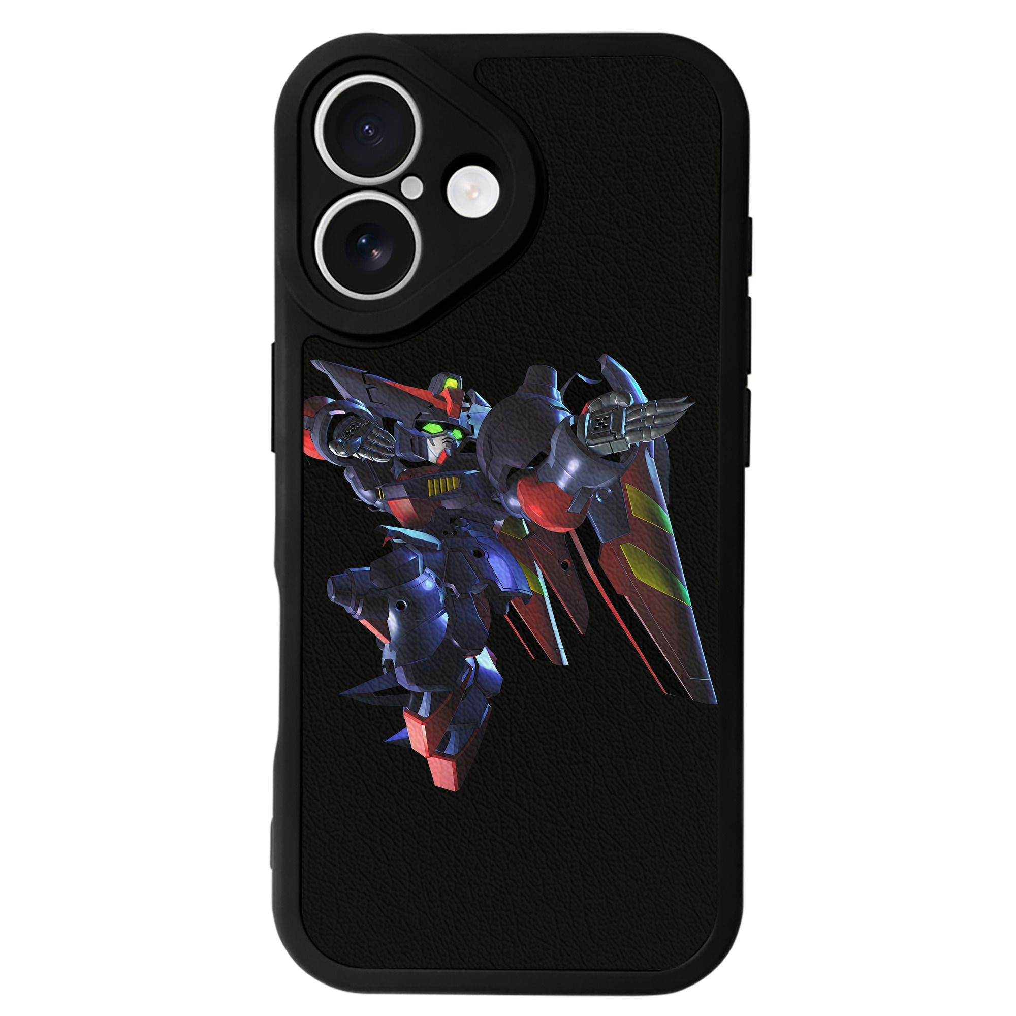 （画像用） 機動戦士ガンダム Mobile Suit Gundam 【iPhone 16シリーズ対応】シリコンスマホケース（レザー調） 材質：シリコン
